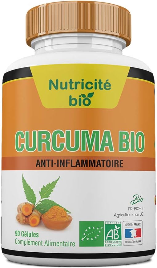 Organic Turmeric 90 Capsules – Complete Turmeric Longa Powder – Inflammation, Digestion & Painful Joints – Anti-inflammatory & Natural Antioxidant – Vegan – Certified Organic – Made in France - Image 2