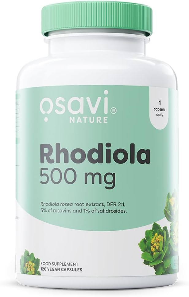 Osavi Rhodiola, 500mg - 120 vegan caps - Image 2