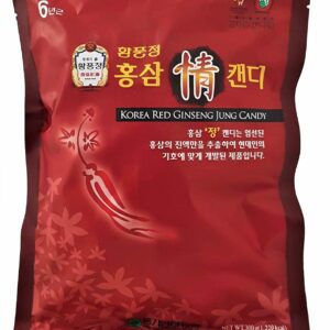 Santé Nat Candy with Korean Red Ginseng 300 g 6 Years of Age – Stimulates the Immune System – Vitalising Energizing Toning