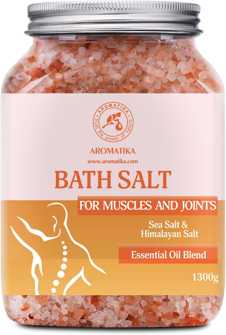 Sea Salt Joints & Muscles 1300g - Essential Oils Lavender & Sage & Rosemary - Natural Salts - Relieves Tired Muscles - Detoxifies - Relaxation - Body Care - Image 2