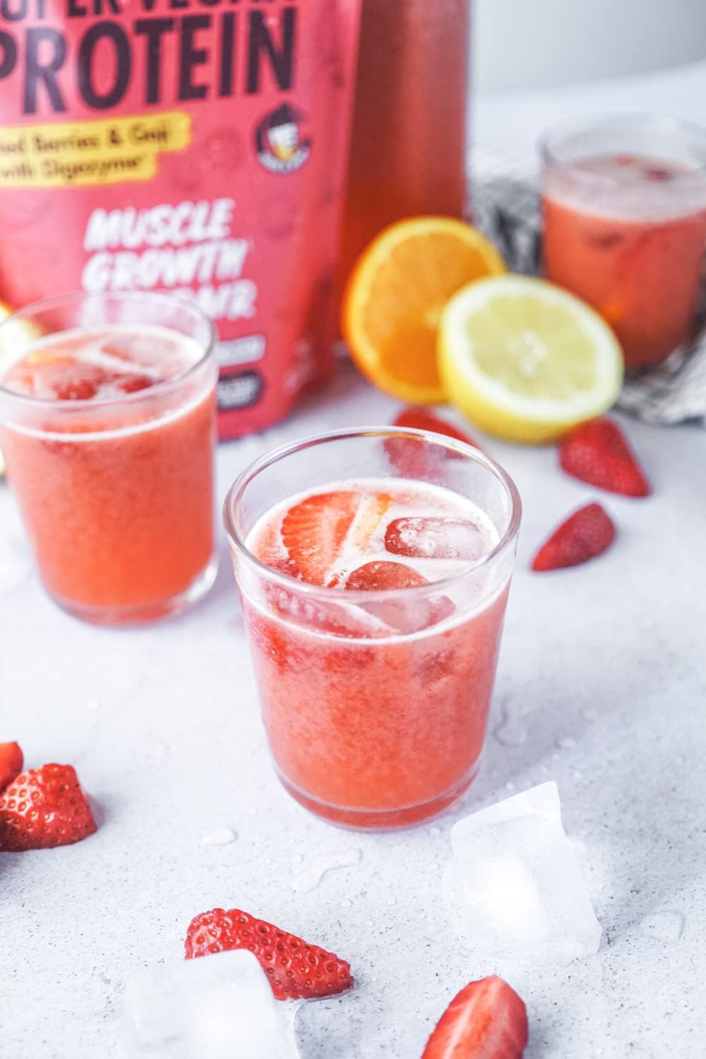 Super Vegan Red Fruit & Goji Protein with Digezyme (875g) - Image 2