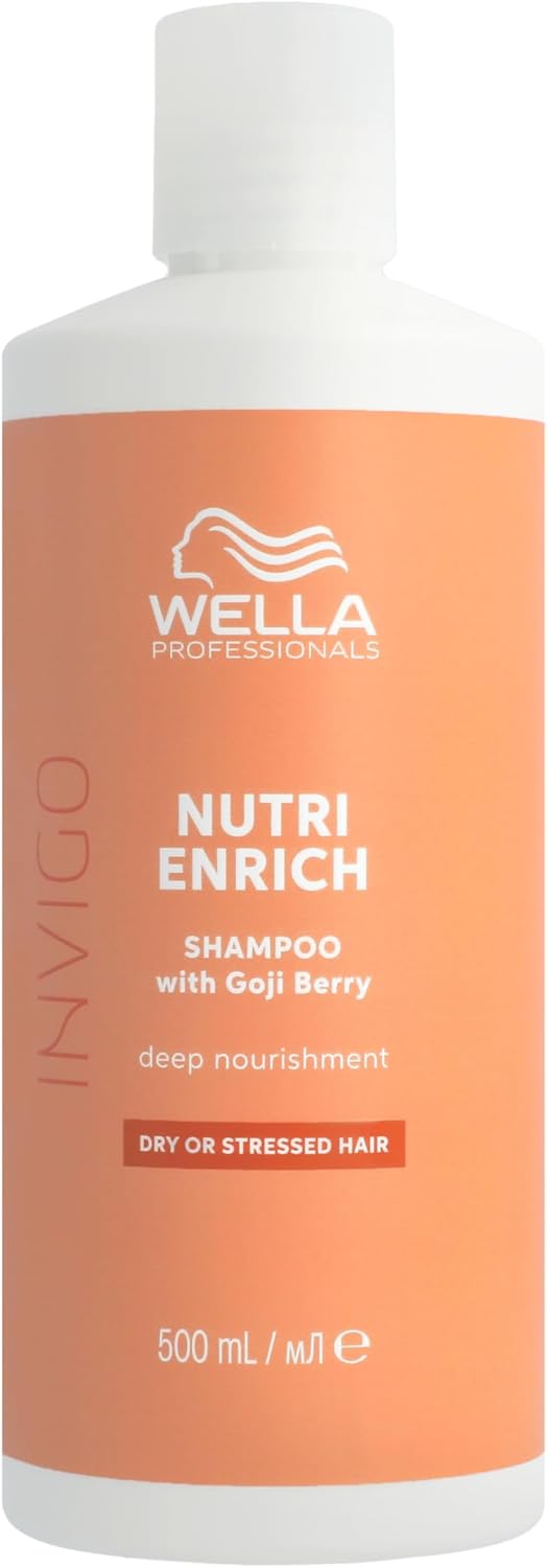 Wella Professionals INVIGO NUTRI ENRICH Shampoing Nourrissant et Hydratant pour Cheveux Secs et Abîmés - Avec Acide Oléique et Baies de Goji - Image 2