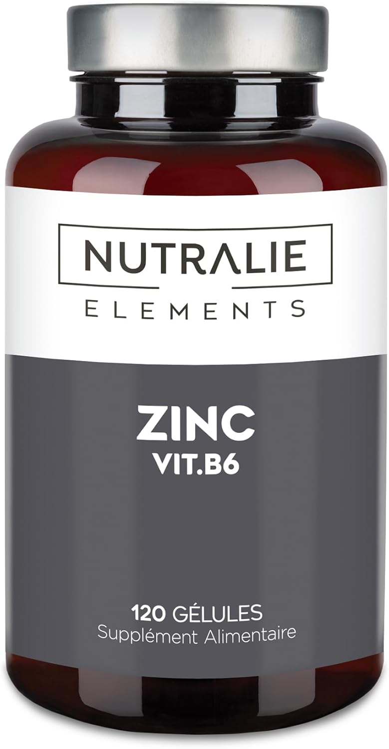 Zinc Dietary Supplement - Organic Zinc Citrate - Skin, Hair, Nails, Acne - Immune System + Vit B6 - Zinc Citrate 15mg - 120 Vegetable Capsules - Image 2