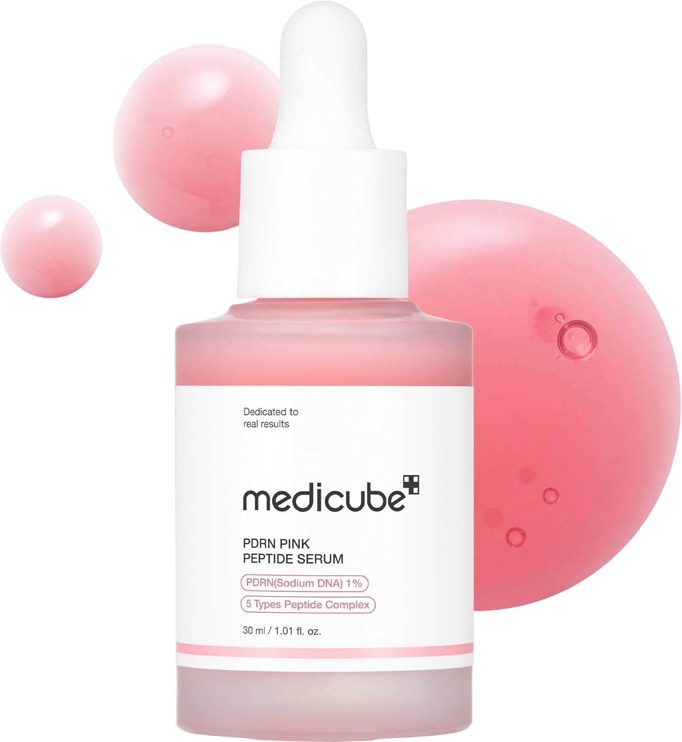 medicube Serum Con Péptido Rosa Salmon Dna Pdrn, Pink Glow Serum, Peptido, Niacinamida, Hidratante Y Reafirmante, 1.01 Fl.Oz. (1.01 Fl.Oz., Salmon Dna Pdrn) - Image 2