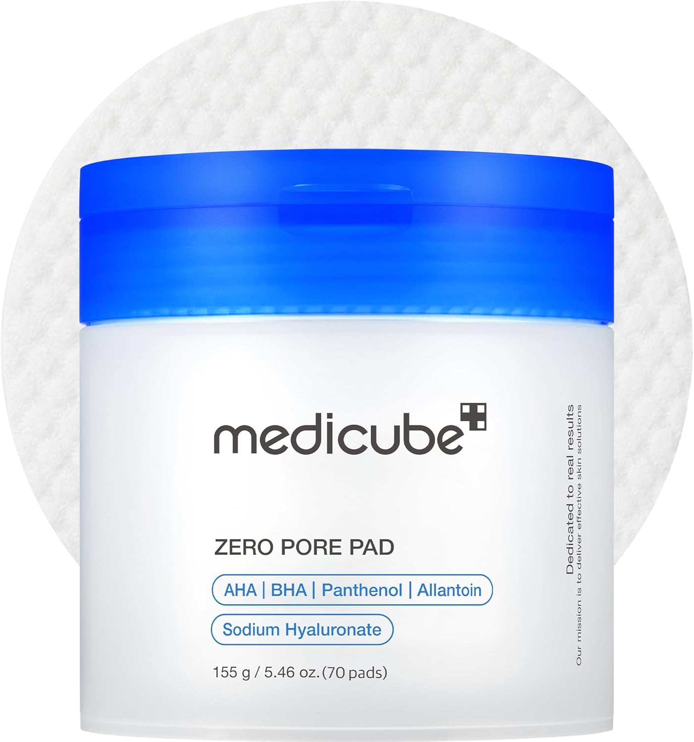 medicube Zero Pore Pads 2.0, Double Texture Facial Toners For Exfoliation And Pore Care With 4.5% Lactic Acid Aha (70 Unidades) - Image 2