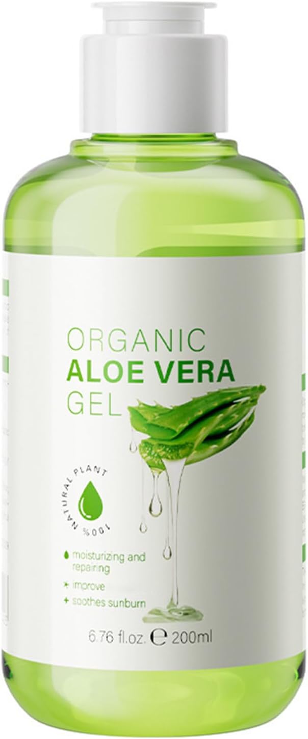 100% Pure Aloe Vera Gel - Moisturizing Face, Body & Hair Care - Natural Cosmetics Against Dry Skin, Sunburn & Irritation - Image 2
