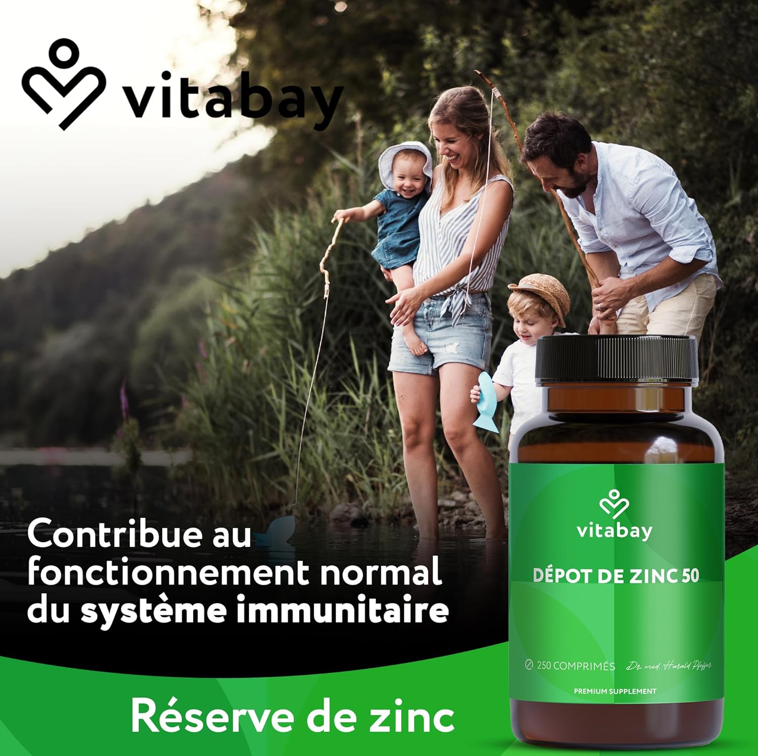 Vitabay Zinc 50 mg High Dose - 250 Vegan Snap-Off Tablets - Zinc Gluconate for Immunity, Skin, Hair & Nails - Laboratory Tested in Germany - 16 Months Reserve - Image 3
