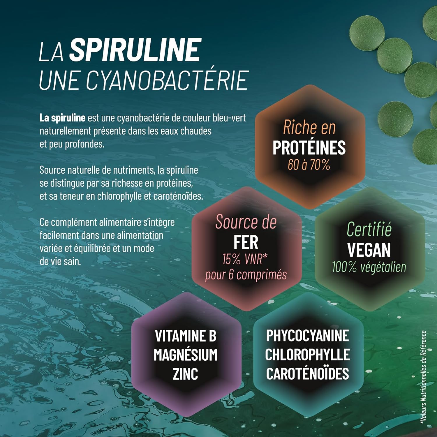Spirulina Bio 500 mg - 2500 Tablets - Image 5