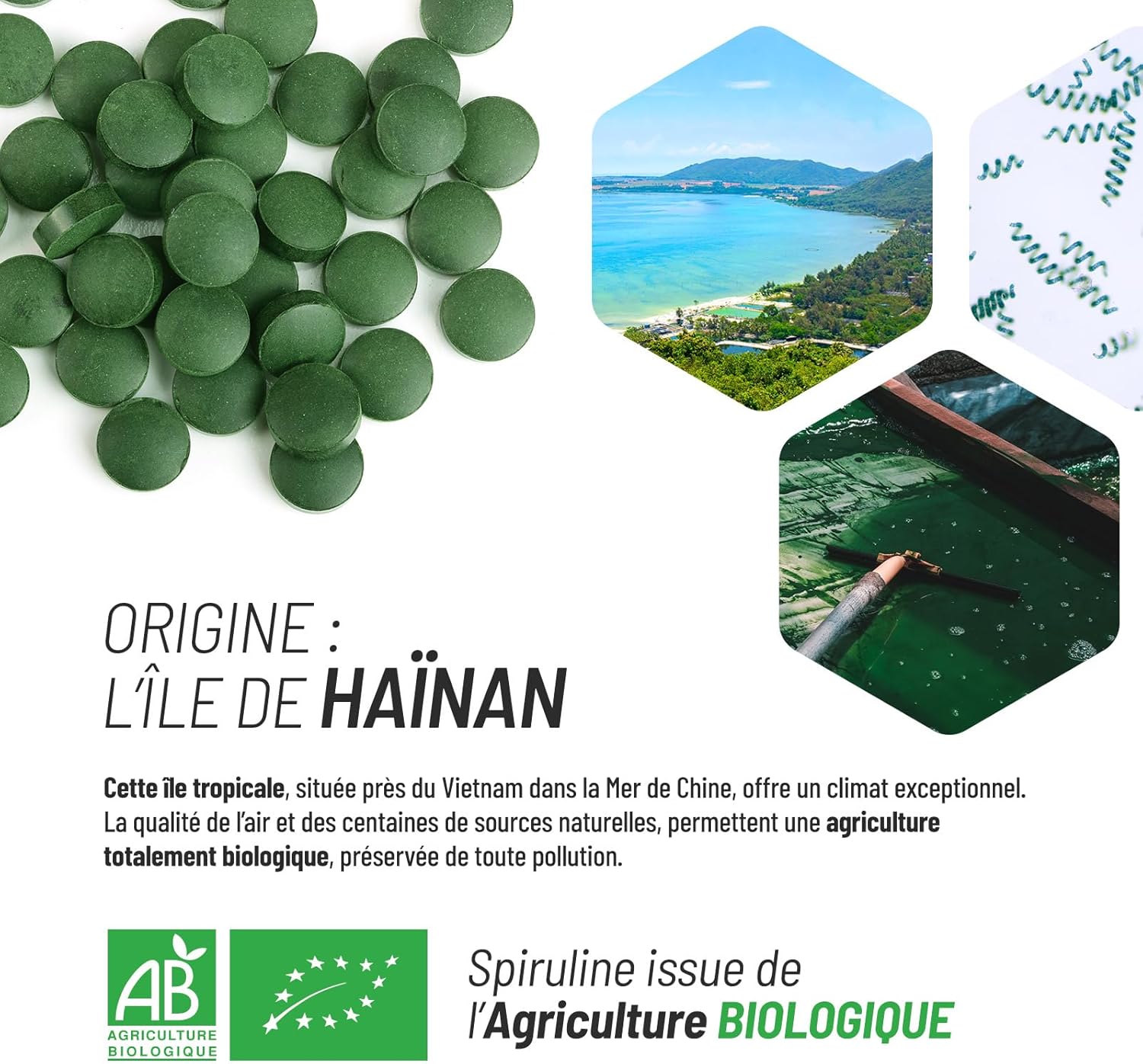 Spirulina Bio 500 mg - 2500 Tablets - Image 6