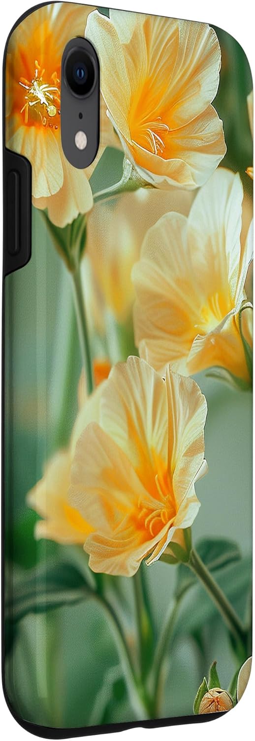 Coque pour iPhone XR Graphique motif fleur d'onagre - Image 4