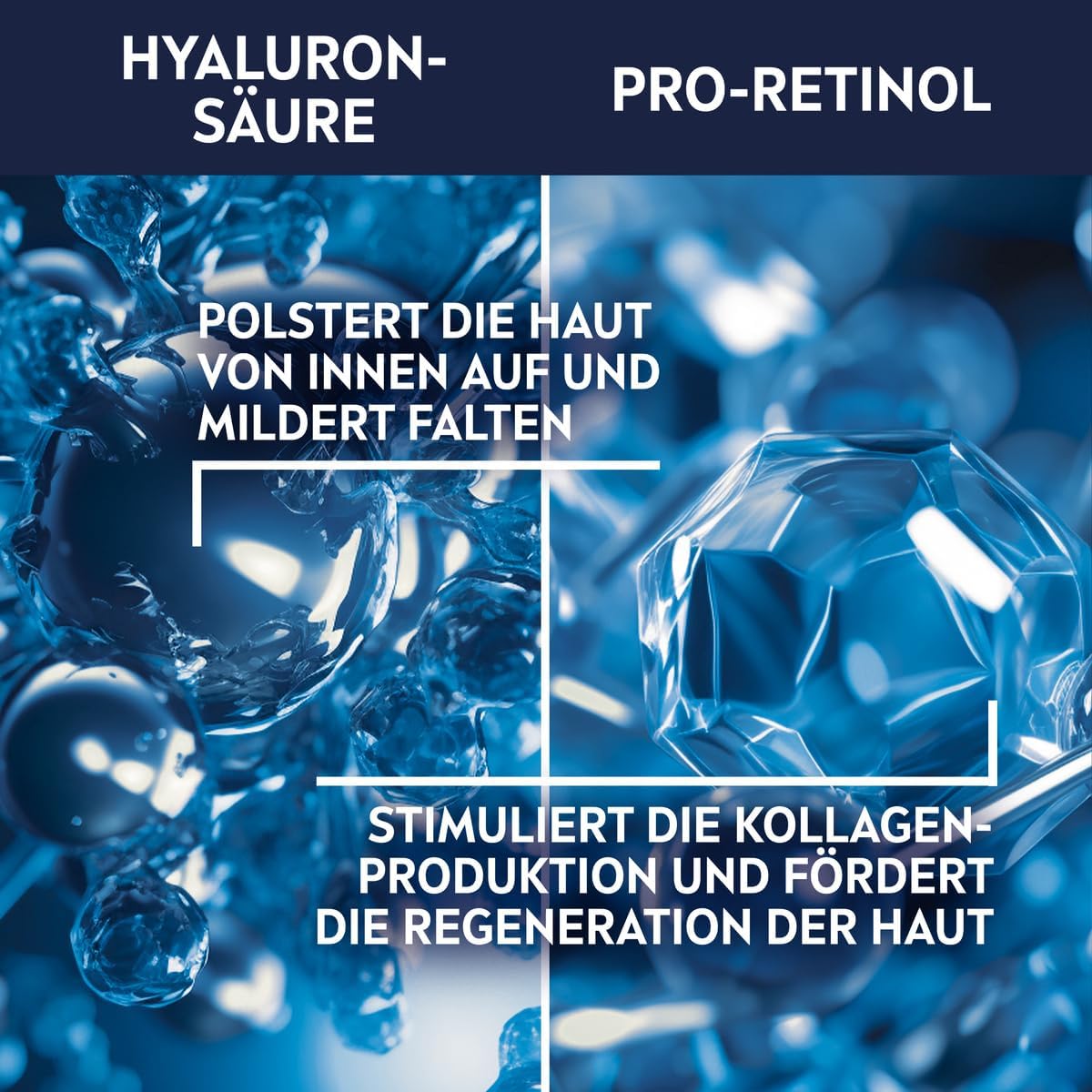 NIVEA MEN Hyaluron Hydro Anti-Ageing Gel for Refreshing Face with Hyaluronic Acid and Pro-Retinol, Fast Absorbing Gel for 24-Hour Intense Hydration and Visible Relief - Image 4