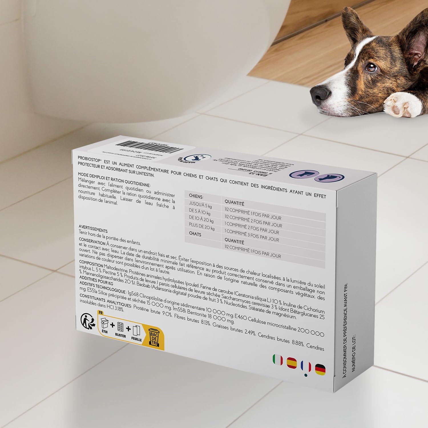 Suprapet Probiostop Probiotics for Dogs and Cats 30 Tablets - Fights Diarrhea and Digestive Disorders - Support for Bacterial Flora of the Gut. - Image 8