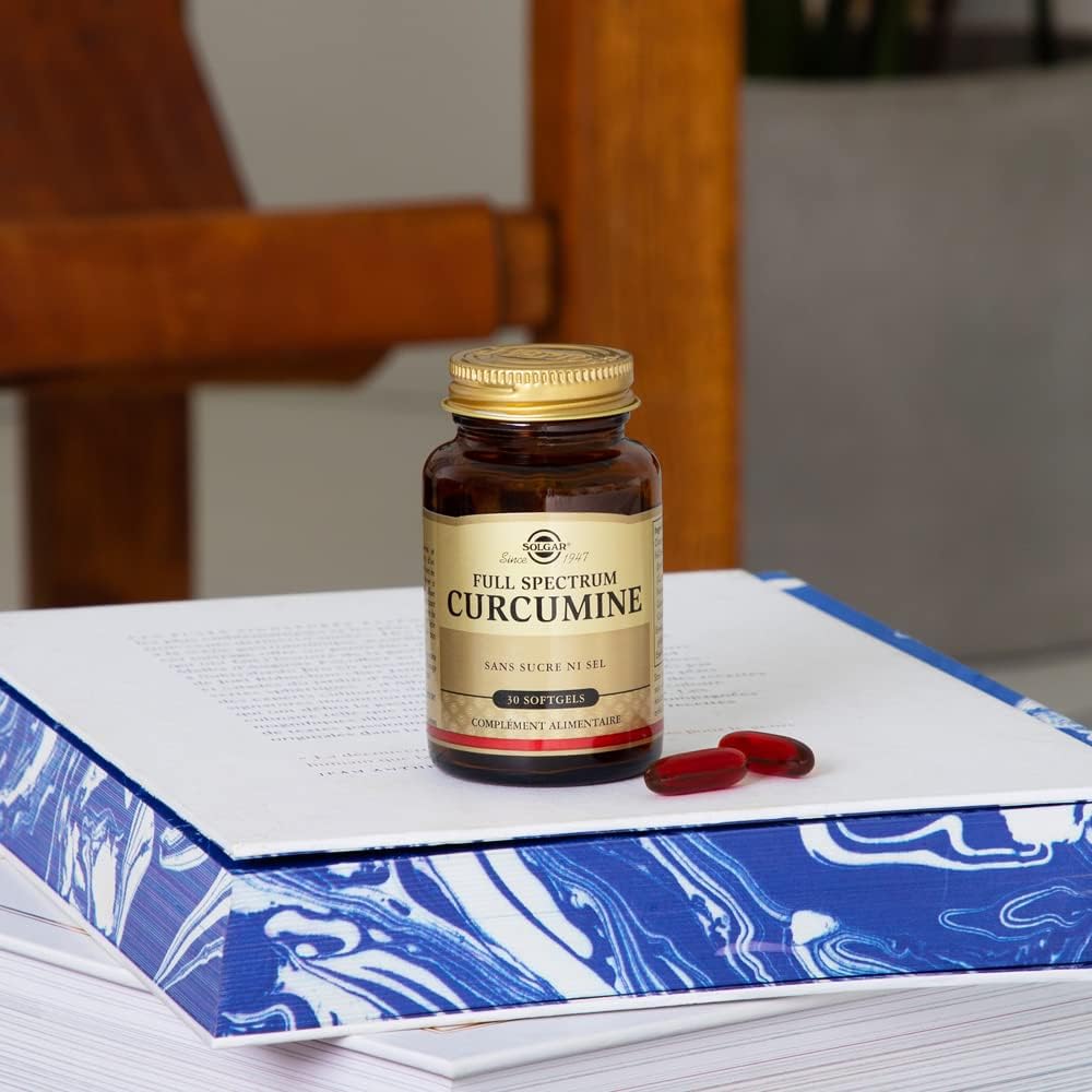 Solgar Full Spectrum Curcumin - Antioxidants - Bone Health - Joints - Food Supplement - Bottle of 30 Capsules - Image 3