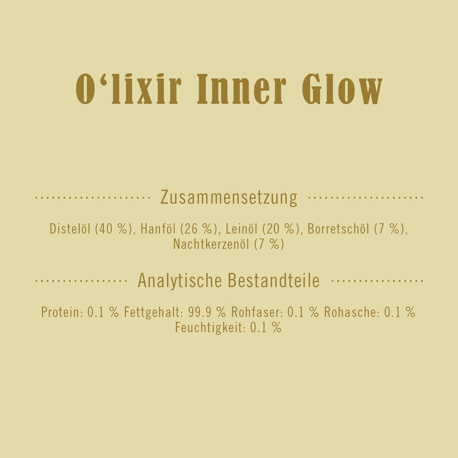 Terra Canis O'LIXIR Oils - Inner-Glow with Thistle & Evening Primrose Oil 100ml | For a Shiny Coat | To Support a Healthy Skin Barrier | Premium Dietary Supplement - Image 3