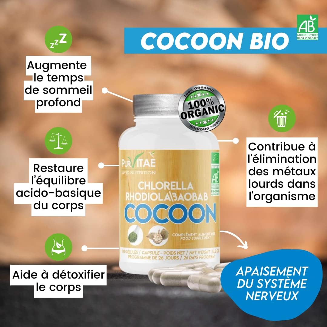 Cocoon Bio | Magnesium for Sleeping | Improves Sleep Quality | Muscle Recovery at Night | Balances pH | Pur Vitaé - Image 5