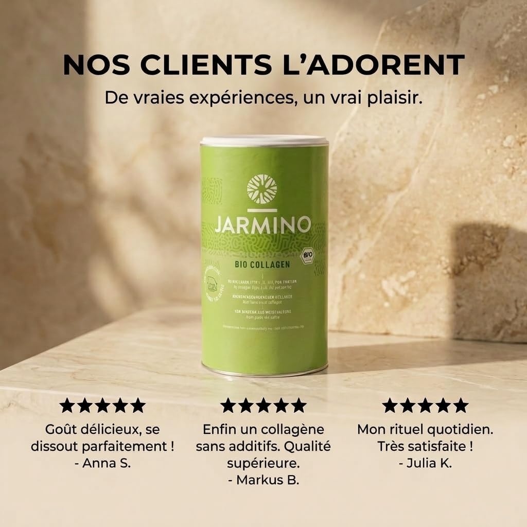 JARMINO Organic Collagen | Collagen Powder More Natural | Collagen Peptides | No Additives | 300g - Image 8