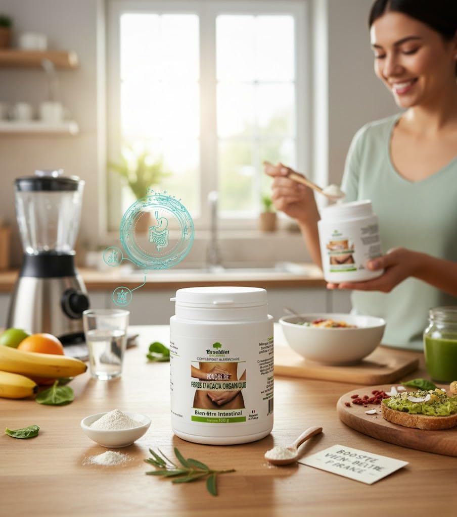 Acacia Fiber Powder | 150g | Soluble Prebiotic for Intestinal Transit & Microbiota | Prevents Constipation | Anti-inflammatory Properties - Image 3