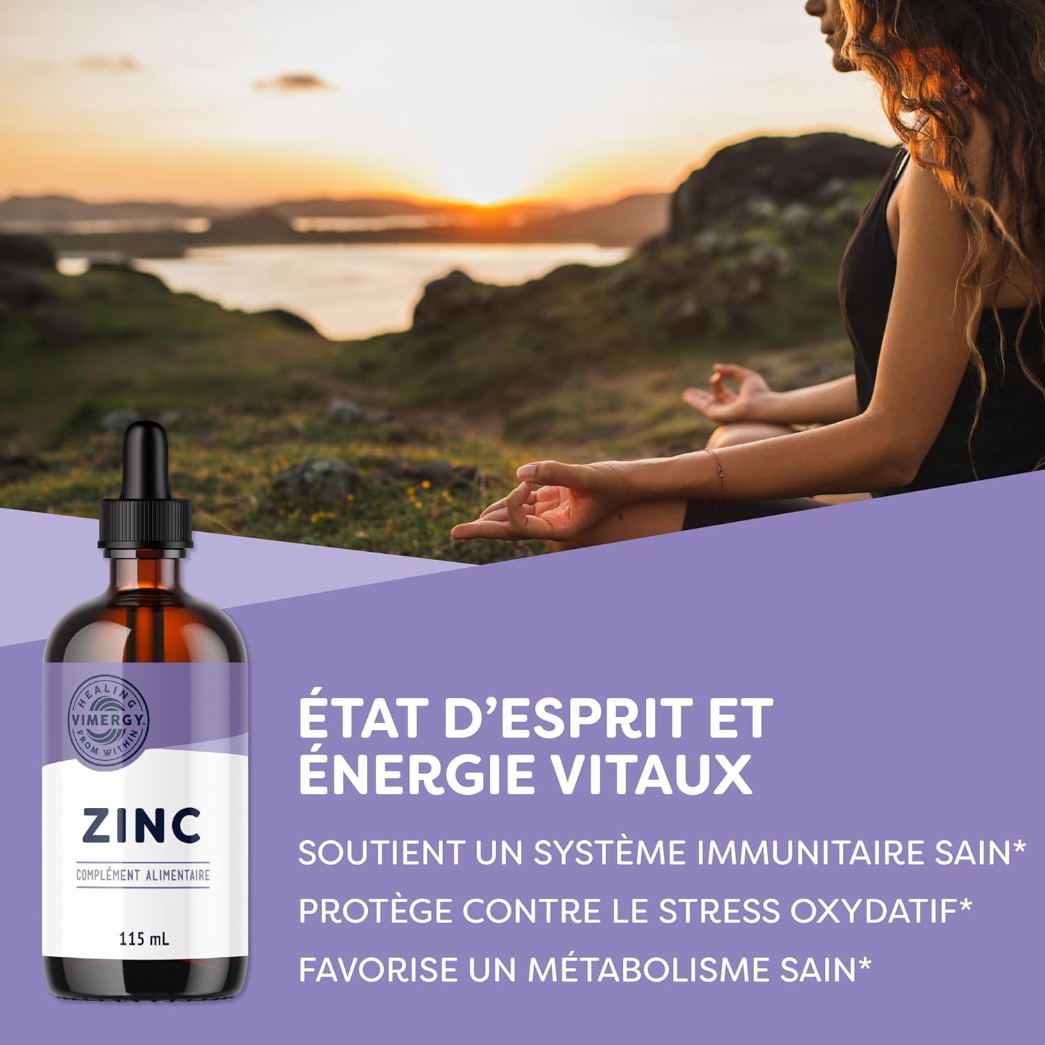 Vimergy Liquid Zinc 115ml - 57 servings - Liquid Zinc Supplement - Supports Immunity, Metabolism & Bone - Antioxidant - No Refined Sugar - Gluten-Free Non-GMO Kosher Vegan/Paleo Friendly - Image 3