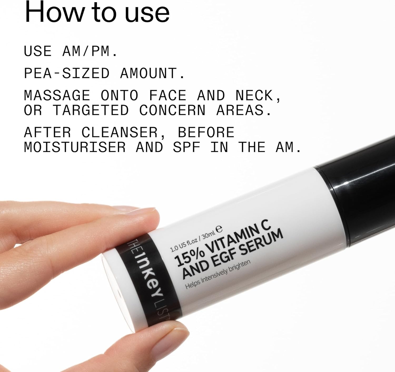 The INKEY List 15% Vitamin C and EGF Serum helps intensively lighten all skin types 30ml - Image 8