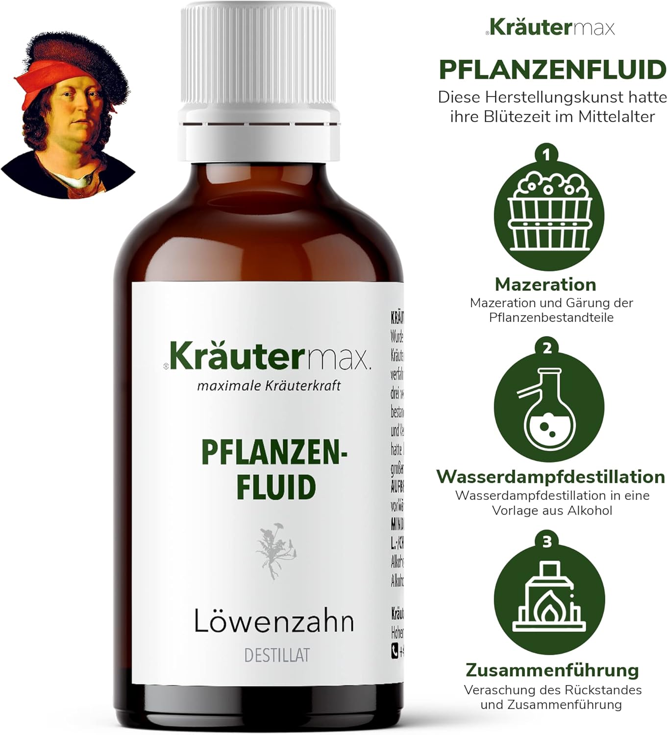 Dandelion Extract Dried Dandelion Root Drops Highly Dosed Dandelion Root 1 x 50ml - Image 3