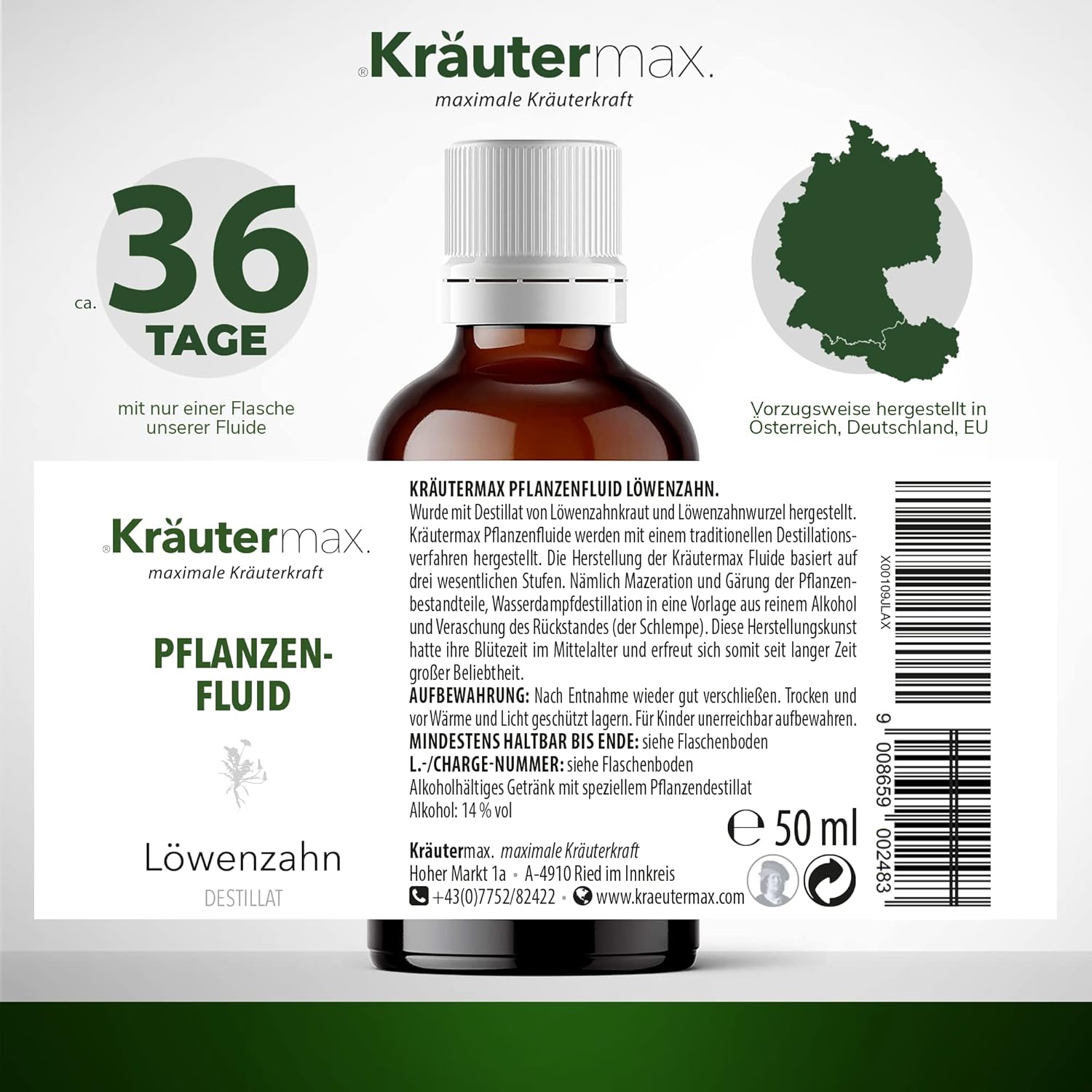 Dandelion Extract Dried Dandelion Root Drops Highly Dosed Dandelion Root 1 x 50ml - Image 4