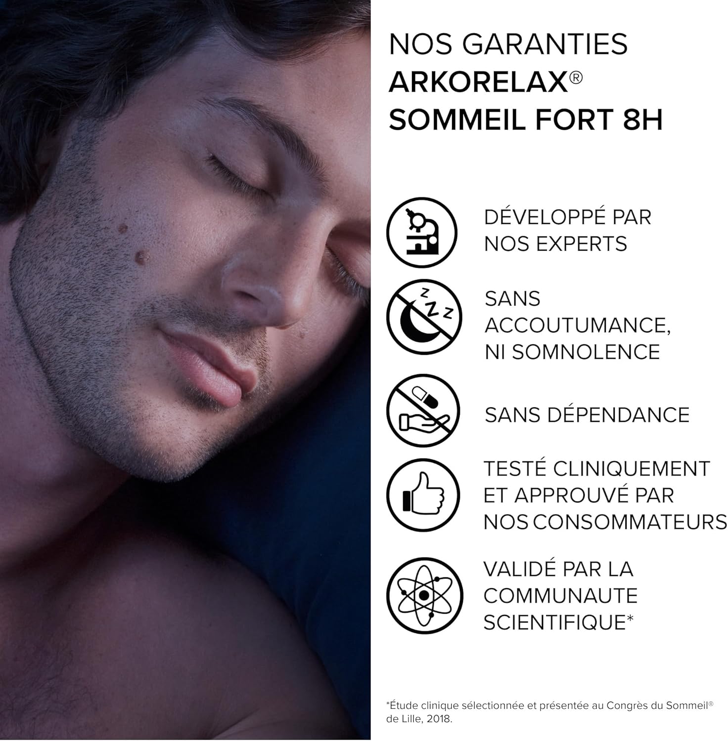 Arkopharma - Arkorelax Strong Sleep 8 hours XL - Allows you to regain quality sleep without addiction - 30 tablets - Image 6