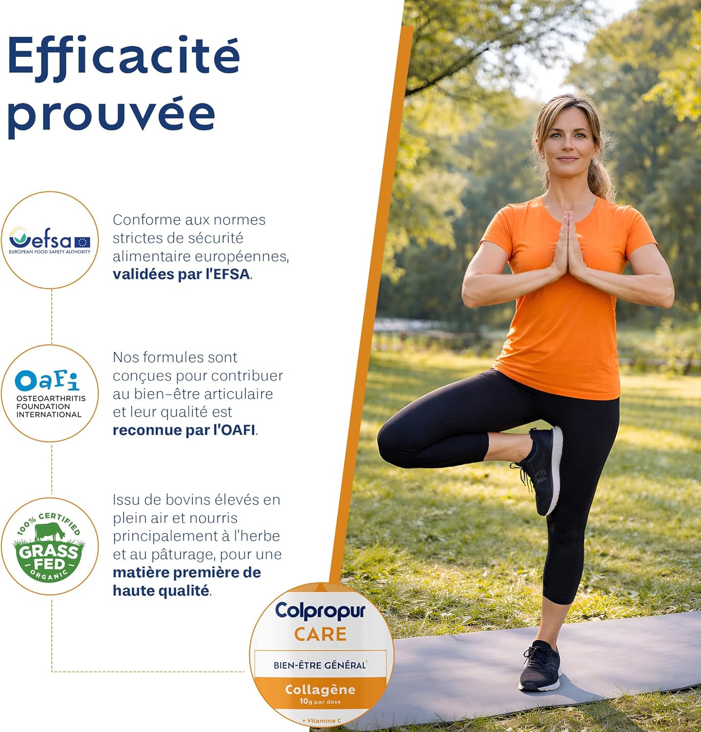 COLLAGENE Powder | 30 Days | Food Supplement | Hydrolyzed Collagen, Vitamin C | Bones, Joints & Skin Support | Neutral Flavour | Full Traceability | Non-GMO or Additive | COLPROPUR Care - Image 7