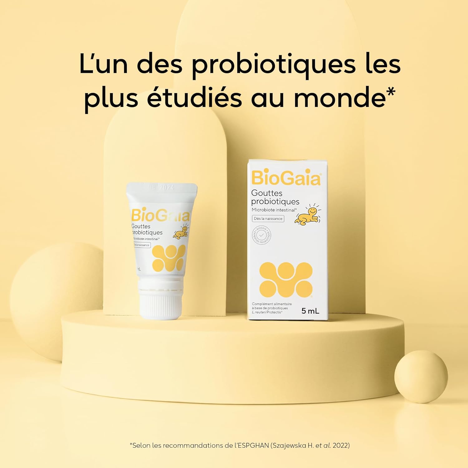 BioGaia Probiotic Drops for Babies & Infants | Gut Flora Balance | Probiotic Based Food Supplement | Contains L. reuteri Protectis | 5ml Bottle - Pack of 3 - Image 3