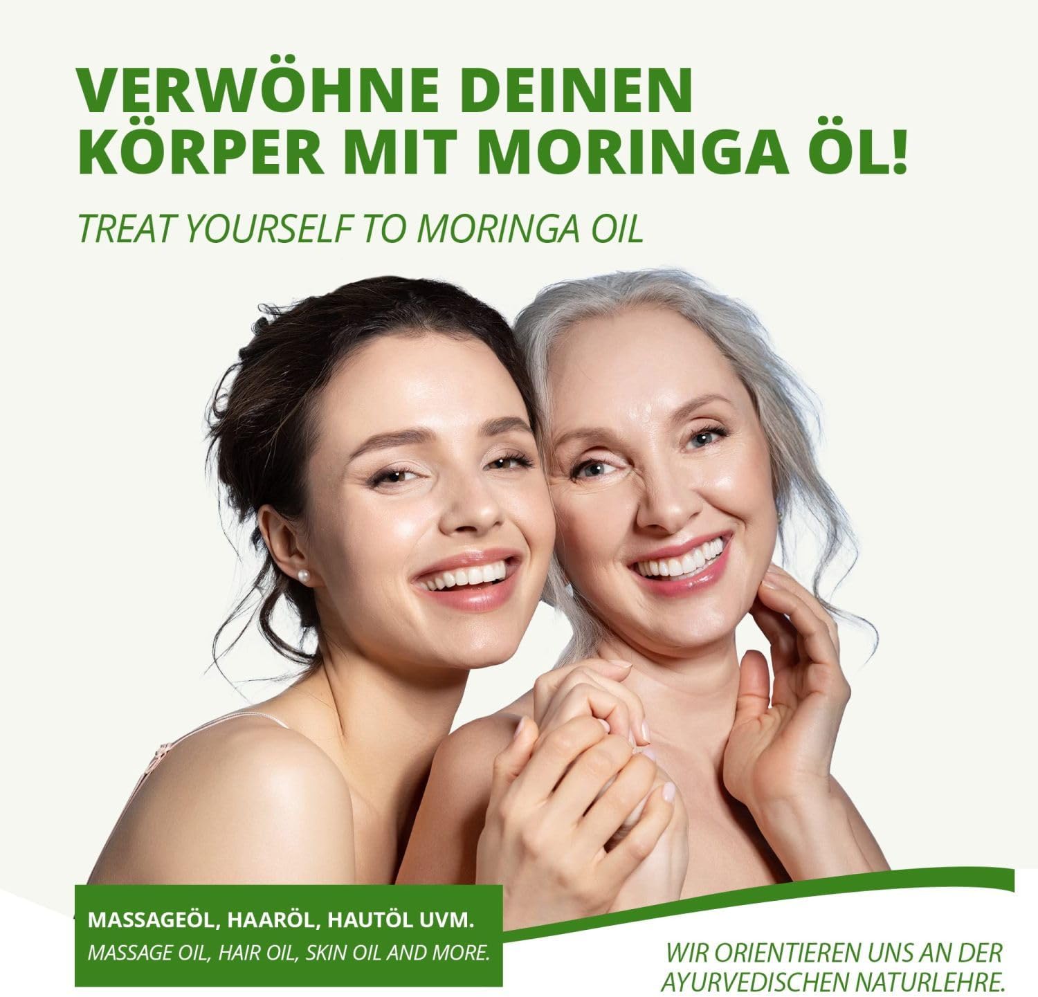 MoriVeda Moringa Oil Premium 100ml Natural Cold Pressed Oil for Skin, Hair & Cooking Rich in Vitamins, Unsaturated Fatty Acids and Antioxidants - Image 3