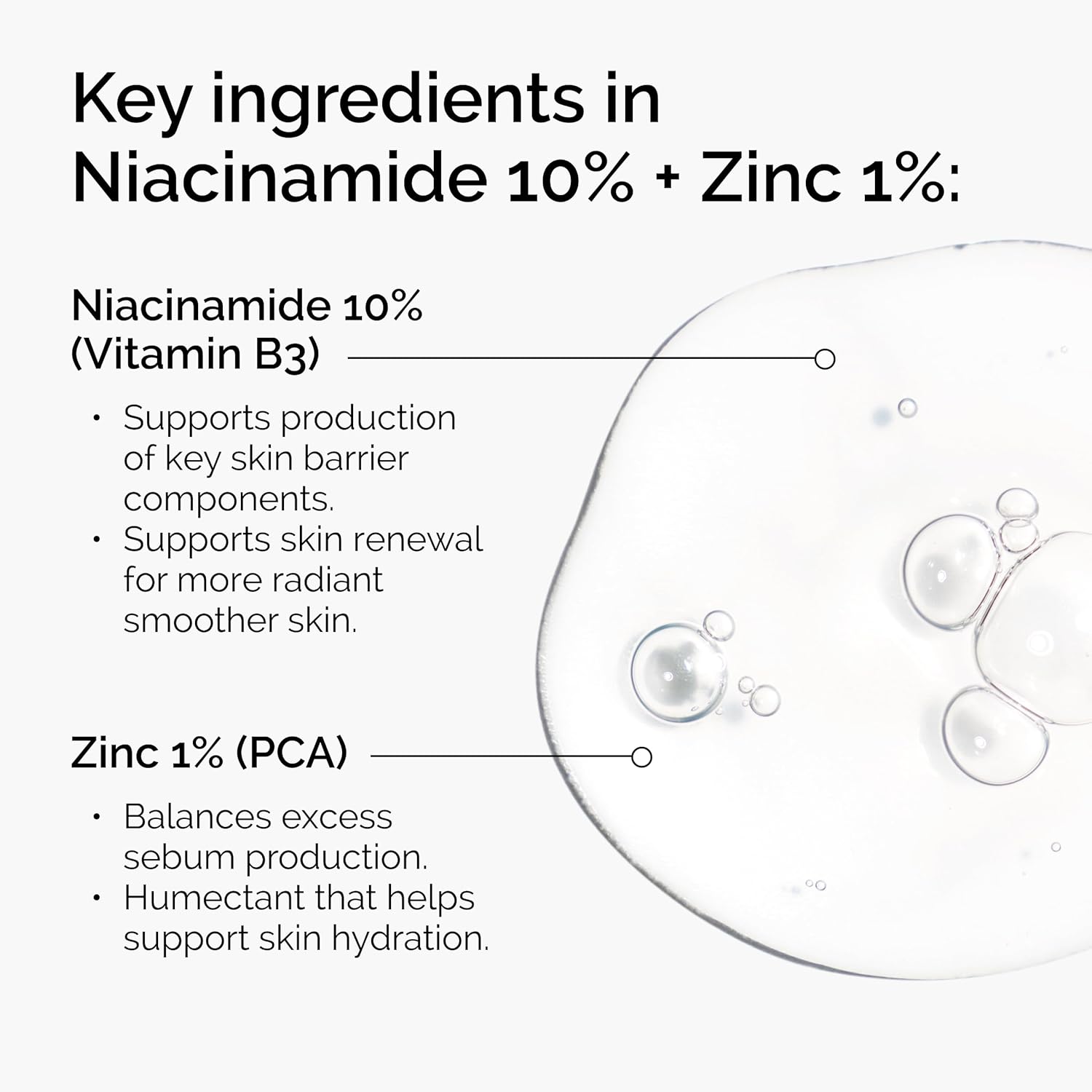 The Ordinary Niacinamide 10% + Zinc 1%, Brightening & Smoothing Serum for Blemish-Prone Skin, 30ml - Image 4