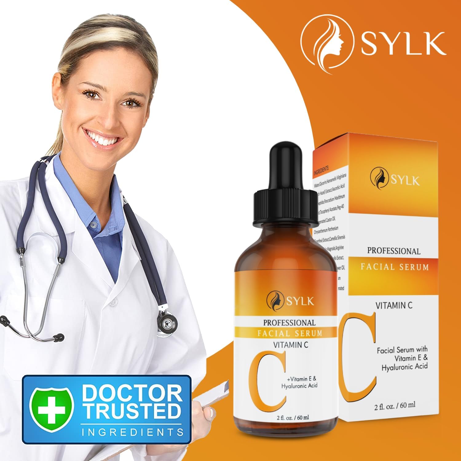 Vitamin C Face Serum for Microneedling + Hyaluronic Acid & Vitamin E | Face and Eye Care | Anti Dark Circle, Anti Wrinkle, Anti Spot & Anti Age | 60 ml - Image 8