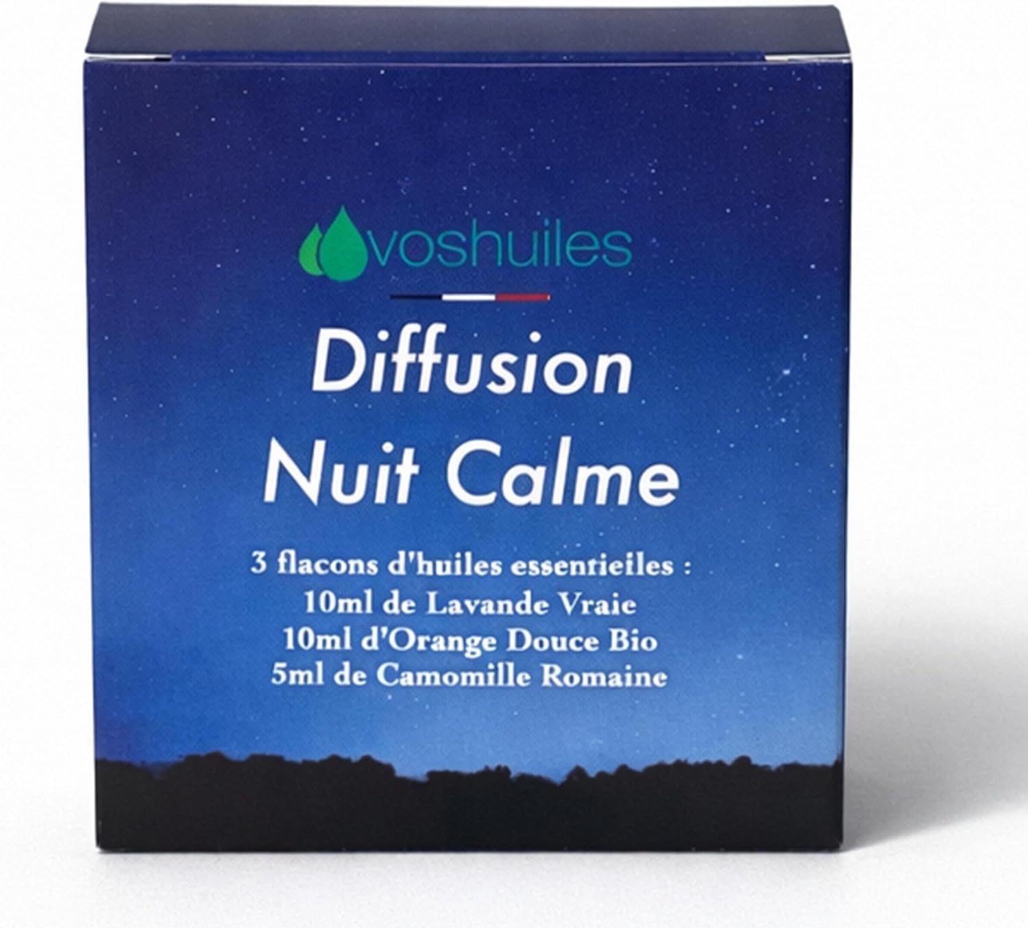 VOSHUILES - Calm Night Diffusion Kit - 2 x 10 ml, 1 x 5 ml - 3 Essential Oils - Real Lavender Sweet Orange and Roman Chamomile - Relaxation and Repairing Sleep - Image 6