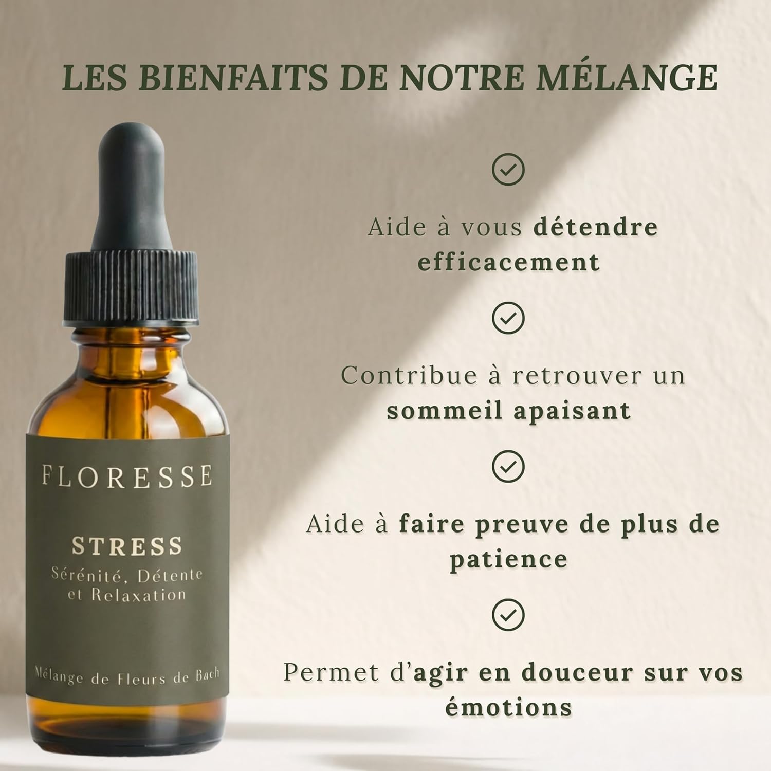 Conseil fleur de Bach Bach Flower ANTI STRESS- Soothe and manage your stress naturally. To avoid and soothe anxiety attacks … (10ML) - Image 5