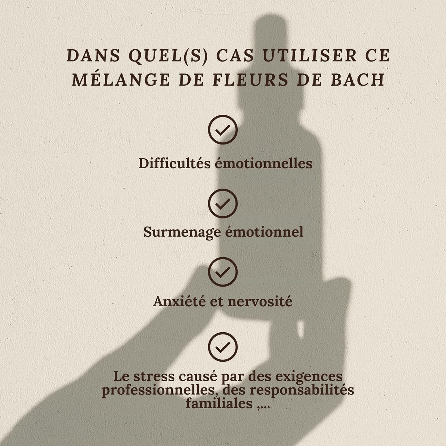 Conseil fleur de Bach Bach Flower ANTI STRESS- Soothe and manage your stress naturally. To avoid and soothe anxiety attacks … (10ML) - Image 6