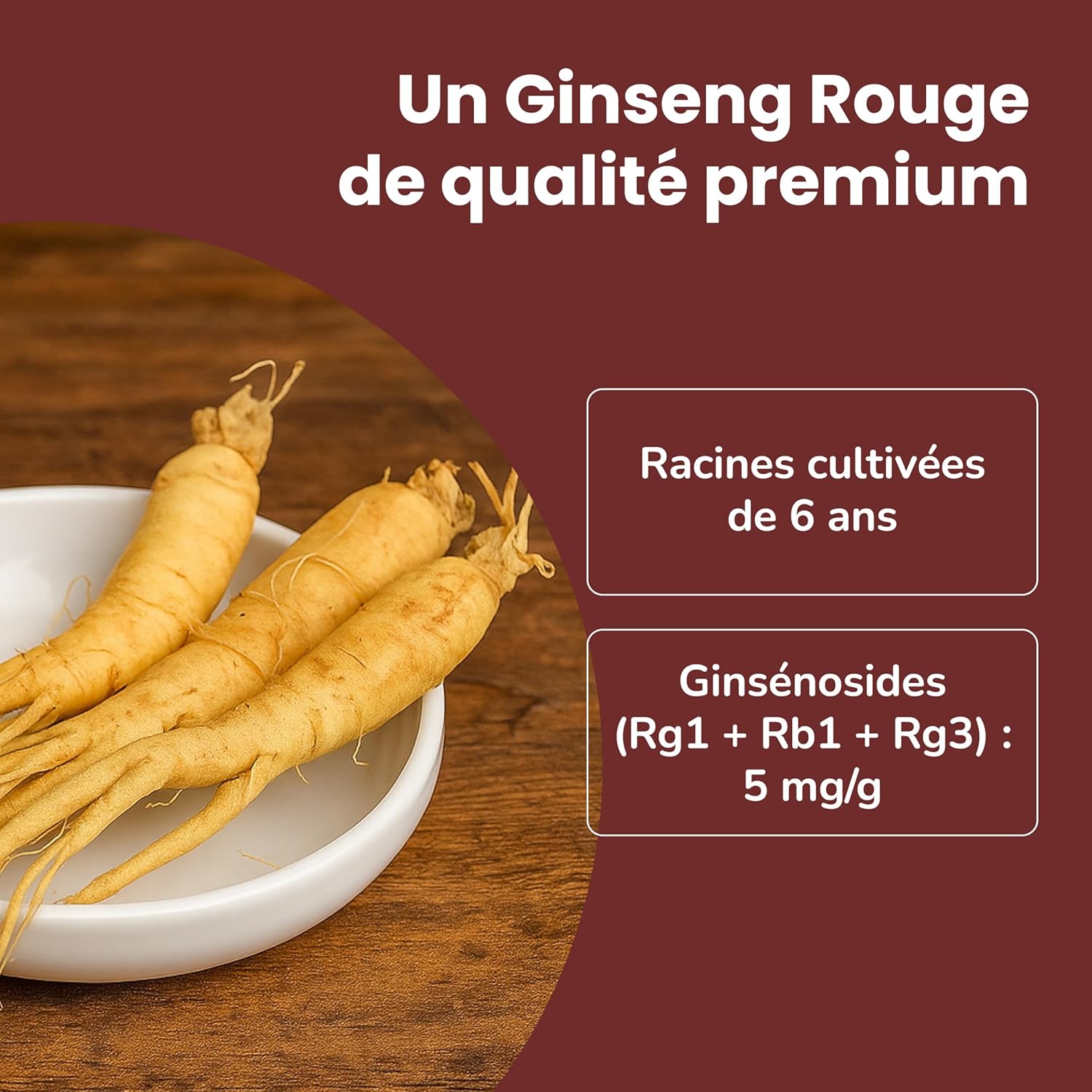 SAMSIDAE - Korean Red Ginseng Tea, Energy, Memory & Immunity, Infuse Hot or Cold, 6 Year Roots, Superior Quality, Box of 10 Bags - Image 5