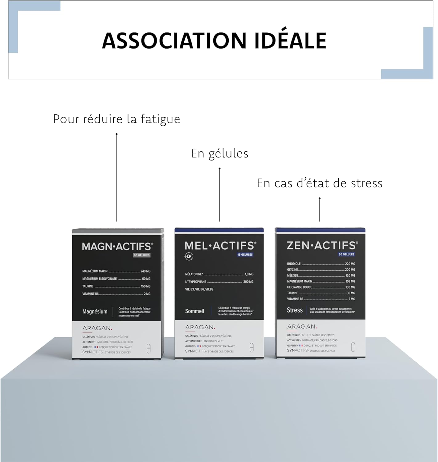 Melactif Flash - Food Supplement Melatonin 1.9 mg - Vitamin B6, Glycine - Spray Format - Aragan - 20 ml - Image 6