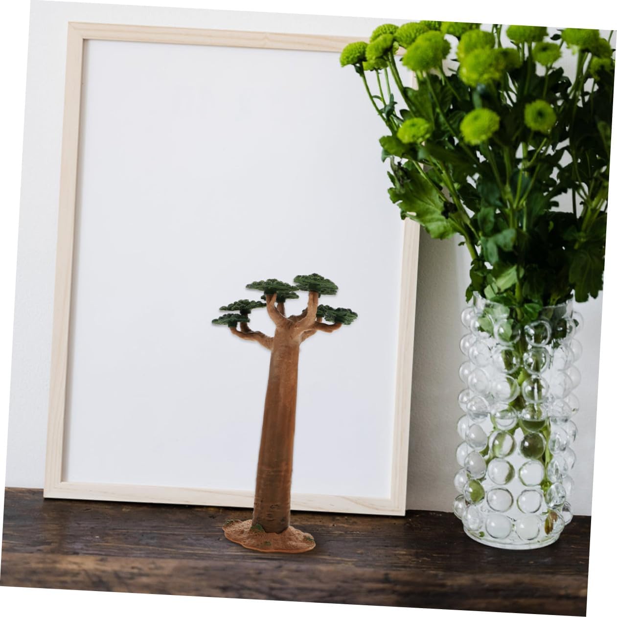 COHEALI Modèle Mini Baobab Artificiel en PVC, Décoration Stable et Résistante pour Table de Maquettes ou Décoration Intérieure, Lot de 2 Pièces Fond Plat - Image 8