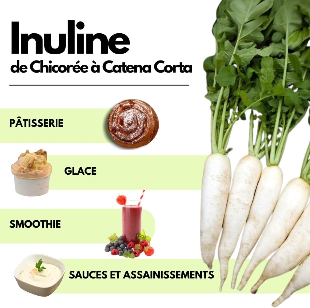 SaporePuro Inulin powder 1000g - prebiotic fiber - chicory root - Inulin powder - Image 6