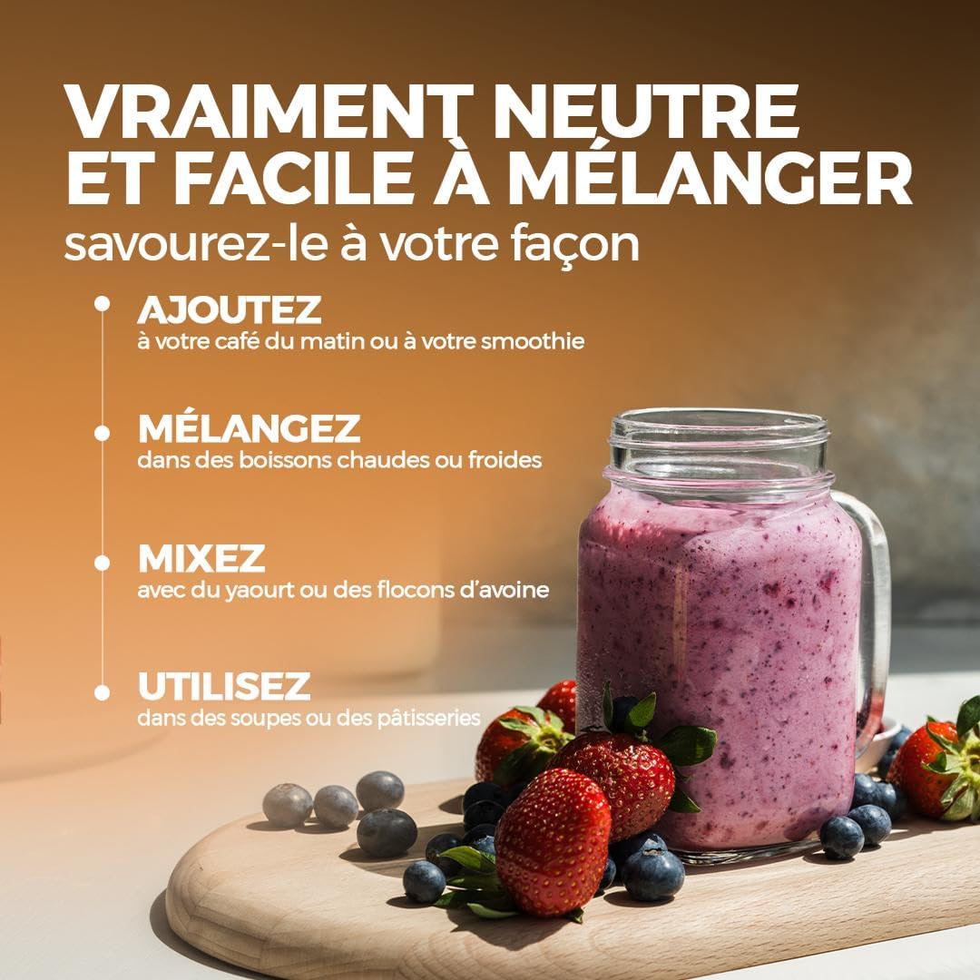 Nuviline Fit - Marine Sport Collagen - Hydrolyzed Collagen Powder - Organic Vitamin C + Magnesium - Muscle & Fatigue - Pre/Post Workout - Premium Quality - Made in France - 340 g (30 Doses) - Image 7