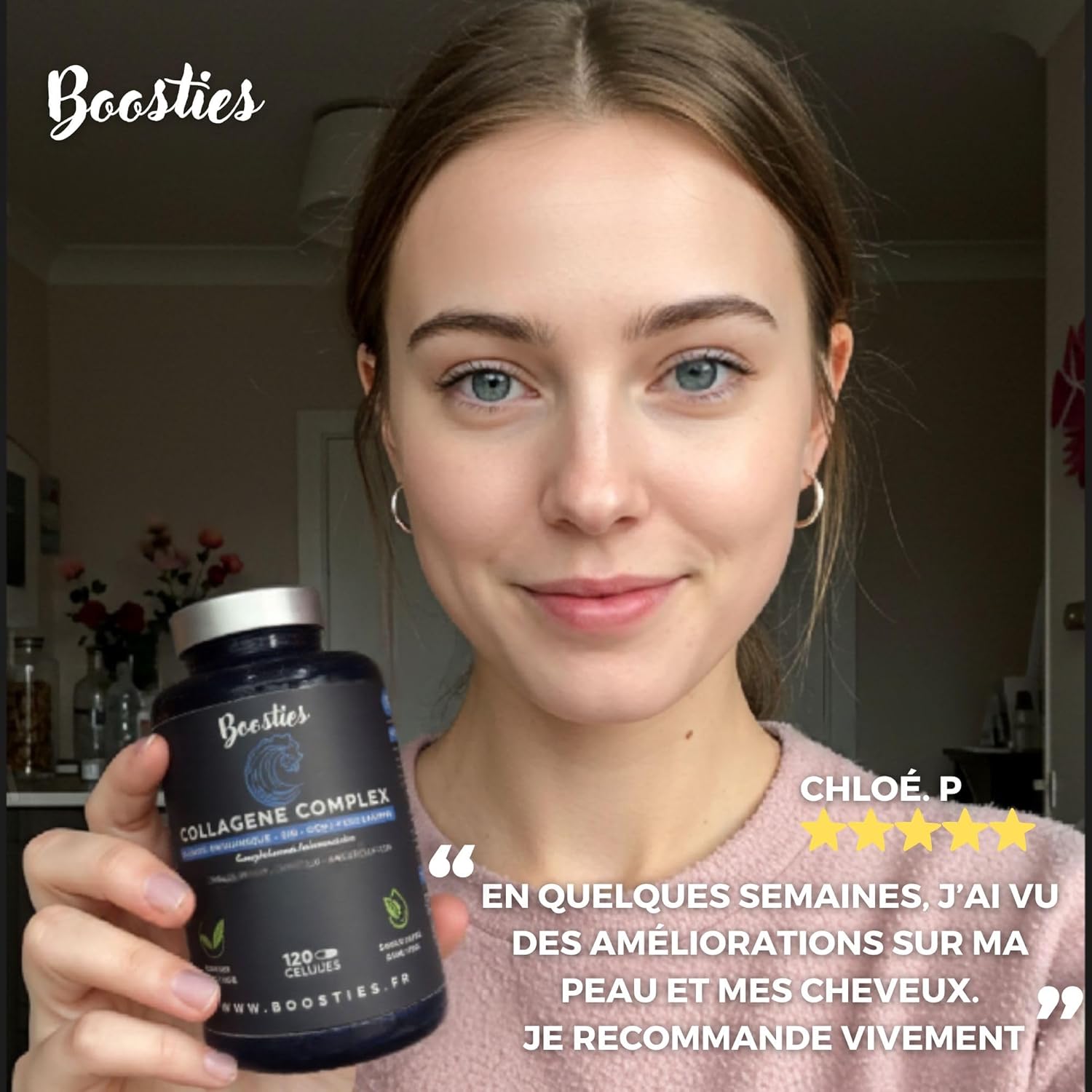 Collagen Complex - Hydrolyzed Marine Collagen Type 1 Aquacol Patented + Hyaluronic Acid + Q10 + Magnesium + Zinc + Vitamins A C D3 B12 - Skin, Hair, Nails, Joints - 120 Capsules - Image 8