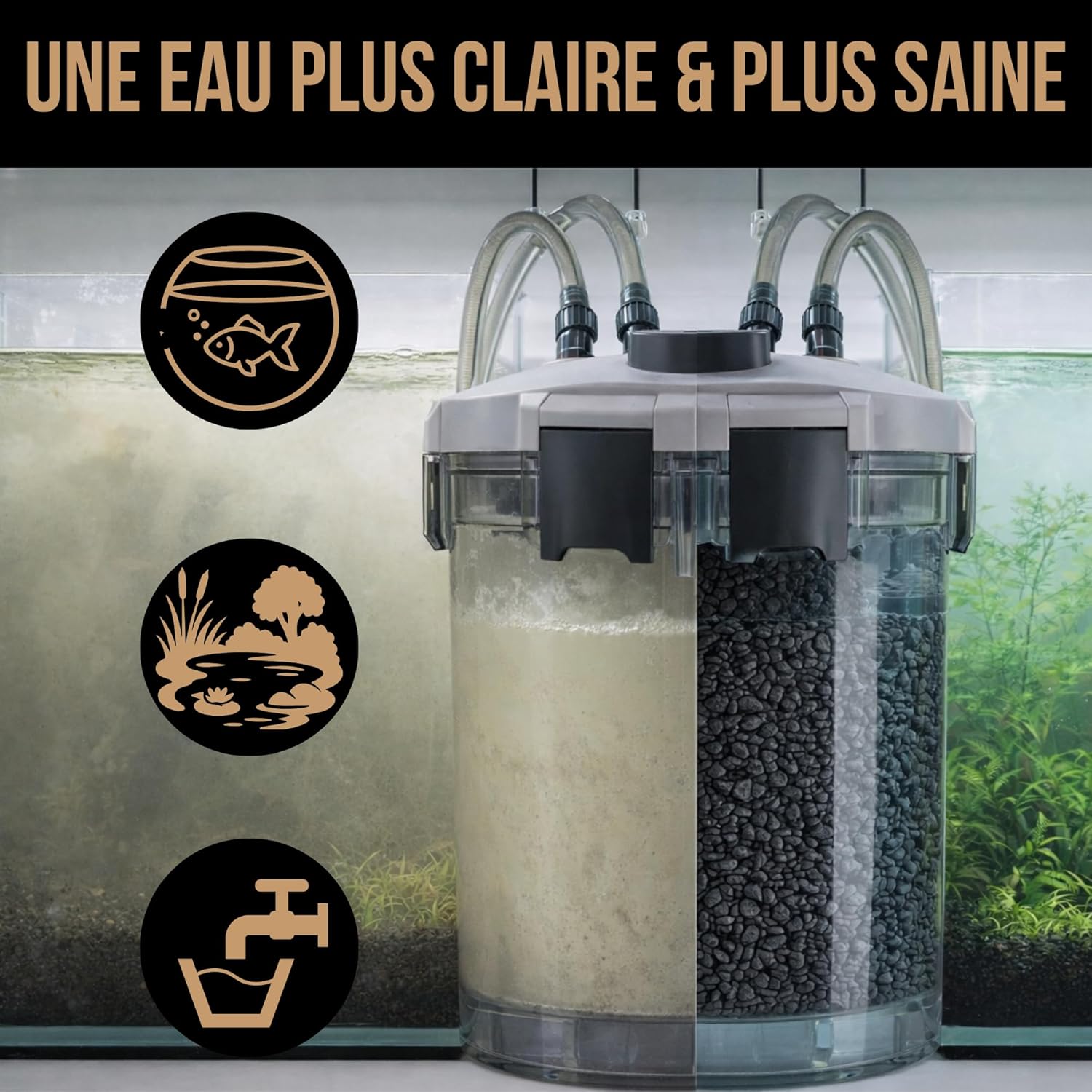 KHOOL - Activated Carbon Granules 5L - Bamboo Charcoal Filtration Air and Water - Hood, Aquarium and Pond - Economical Large Capacity - Long-Lasting Refill - Original France - Image 5