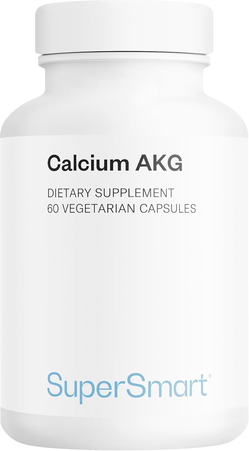 Calcium AKG - Calcium Alpha-Ketoglutarate (Ca-AKG) Supplement - Cell Health & Longevity - High Dosage (1000 mg per Day) - Optimal Bioavailability - 60 Vegetable Capsules - SuperSmart - Image 2