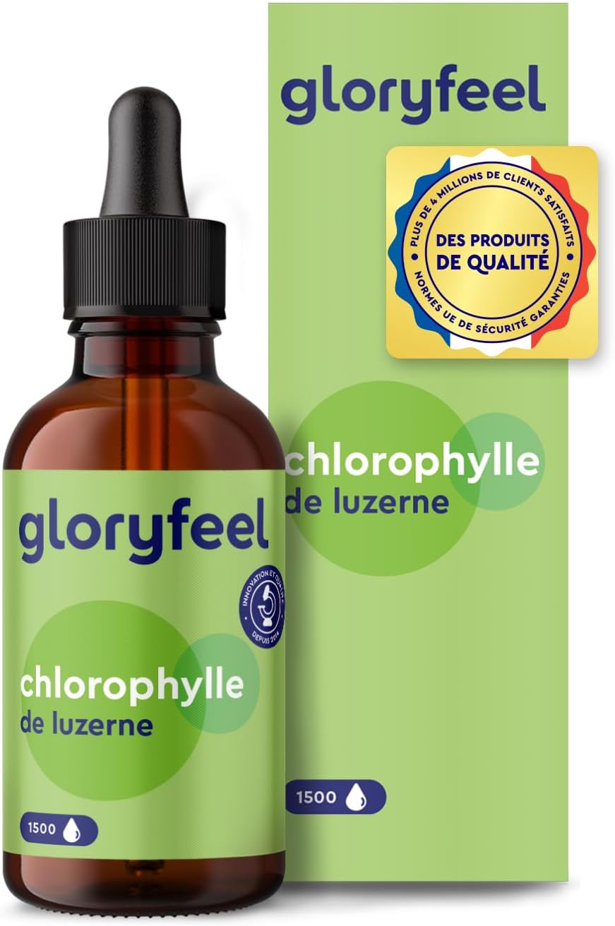 Chlorophyll Alfalfa Liquid 50ml (1500 Drops), 200mg Chlorophylline Per Dose, Alcohol-free Liquid, Chlorophyll Pure Liquid, 100% Vegan & No Additives, Food Supplement - Image 2