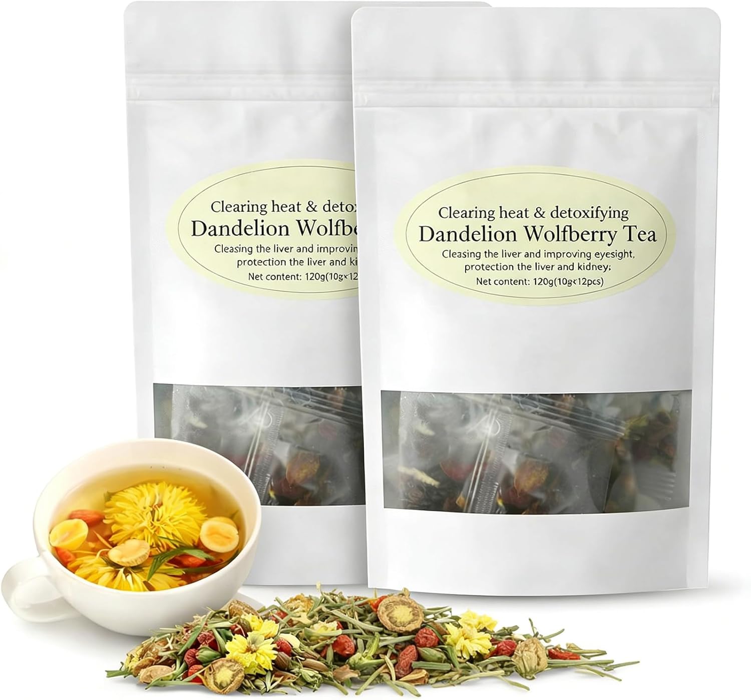 Circulatory Detox Herbal Tea, Balmeli, Natural Herbal Infusion, Wellness Herbal Blend, Loose Herb Tea for a Balanced Daily Routine, 100g (24Pcs) - Image 2
