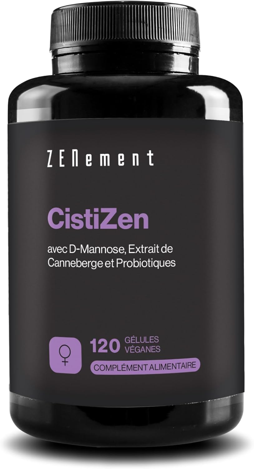 CistiZen - With D-Mannose, Cranberry and 5 Probiotic Strains - 120 Vegan Capsules - No Additives, GMOs, Gluten and Lactose - 2 Month Course Zenement - Image 2