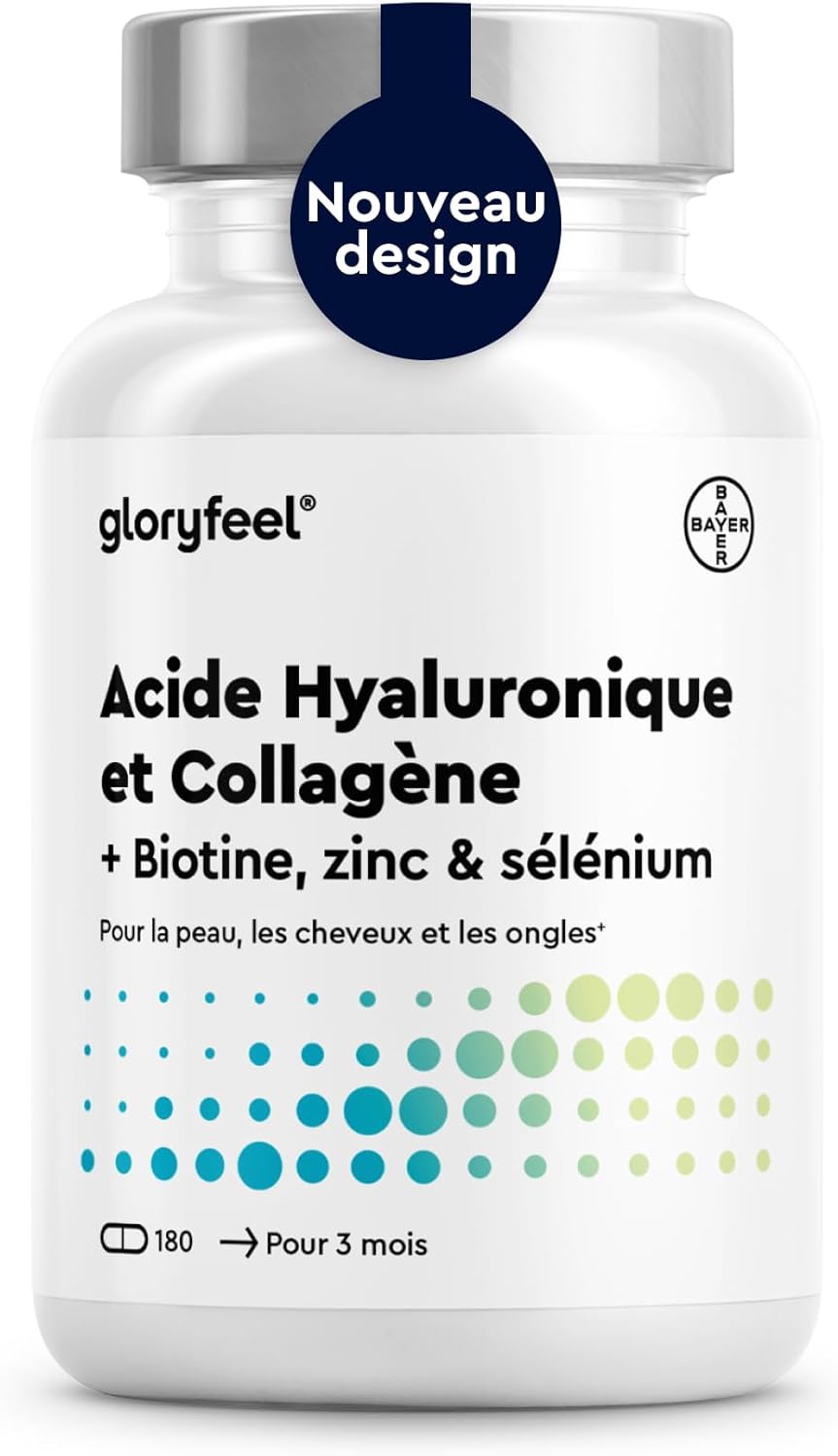Collagen Type 1 & 3 with Hyaluronic Acid, 180 Capsules, Enriched with Vitamins A & C, Biotin, Zinc & Selenium, 1000mg Hydrolyzed Collagen, Anti-Aging & Joint Tested, Lab Tested - Image 2