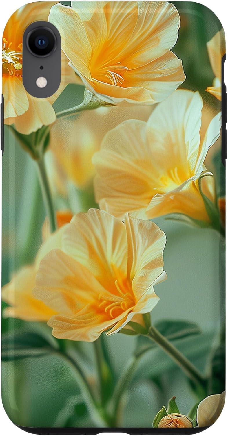 Coque pour iPhone XR Graphique motif fleur d'onagre - Image 2