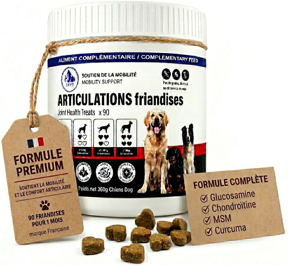 Dog Joint Treats – Relieves Stiffness & Pain – Glucosamine + Chondroitin – Improved Mobility in 30 Days – 90 Chicken Flavoured Bites – JAYZ - Image 2