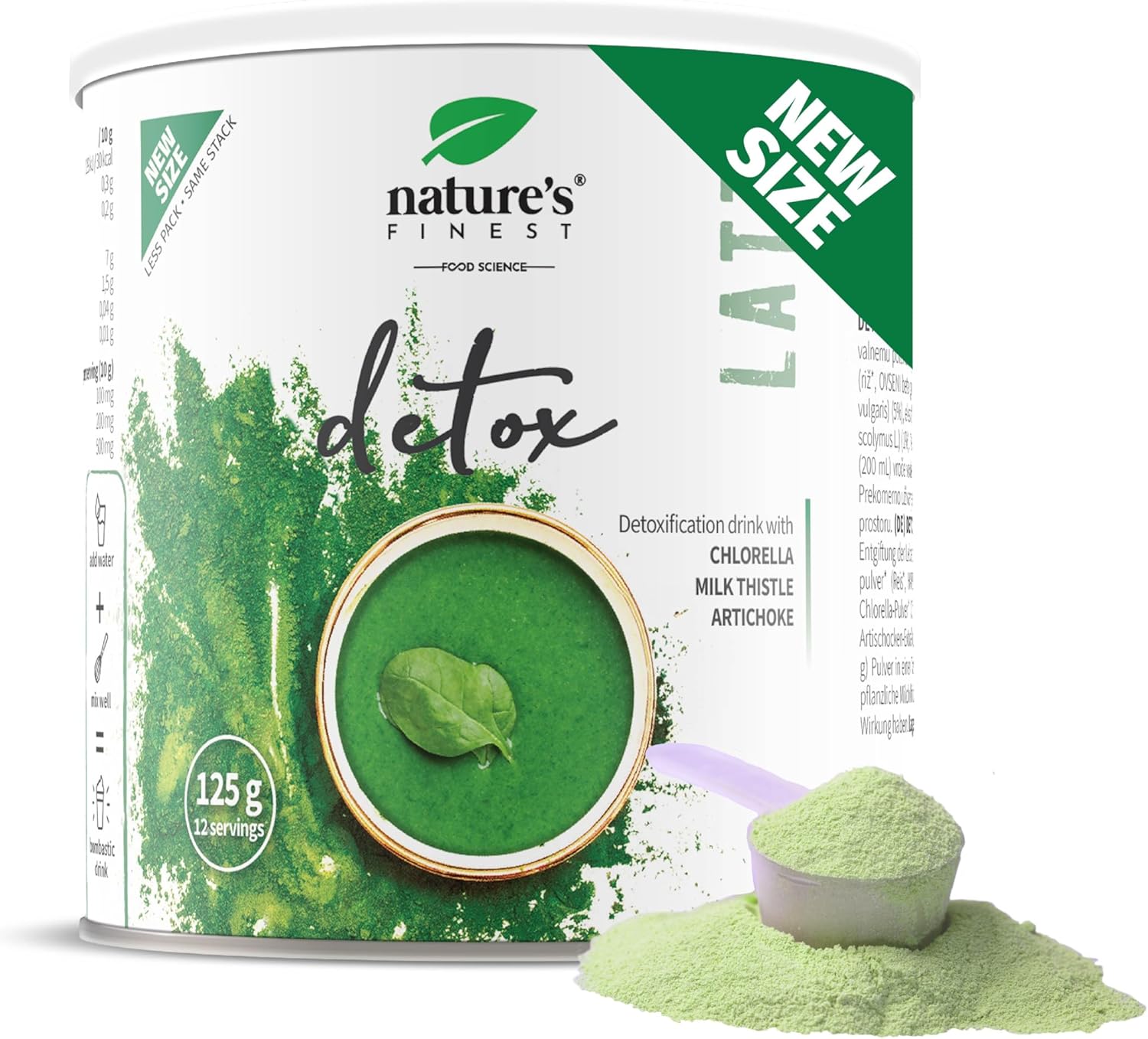 Nature's Finest by Nutrisslim Detox Latte – Chlorella, Artichoke and Milk Thistle for Body Purification – Organic Chai Tea Powder - Image 2