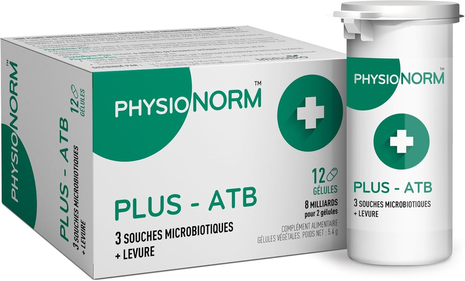 Physionorm PLUS-ATB - Microbiota balance in case of disturbances - Yeasts & Probiotics - Diarrhea, Stomach - Flash Cure 48 H - Image 2